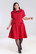 40205 HELL BUNNY EMILY polvimittainen mekko, punainen