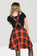 40281 HELL BUNNY CLEMENTINE PINAFORE DRESS