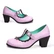 HCD115 LILY Mary Jane Pump, mid heels
