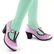 HCD115 LILY Mary Jane Pump, mid heels