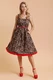 13581 DOLLY & DOTTY AMANDA leopard print swing dress