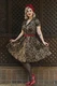 16526 DOLLY & DOTTY PENELOPE LEOPARD PRINT SHIRT DRESS