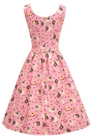 12994 DOLLY & DOTTY AMANDA cupcake swing dress in pink