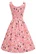 953 DOLLY & DOTTY AMANDA cupcake swing dress in pink