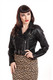 190601 COLLECTIF LANA pu -biker jacket, black