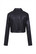 190601 COLLECTIF LANA pu -biker jacket, black