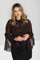 60197 HELL BUNNY CLARICE BLOUSE
