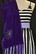 Samettihuivi seittisomisteella, violetti