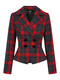 220620 COLLECTIF HALLE smoky check jacket