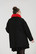 80015 HELL BUNNY CORAZON musta takki punaisilla tehosteilla - koko XL