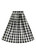 50059 HELL BUNNY VICTORINE gingham-ruutuinen 50-luvun tyylin hame, mv