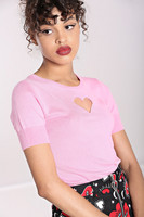 60217 HELL BUNNY HEART TOP
