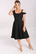 40327 HELL BUNNY NANCY pohjemittainen off-shoulder mekko, musta