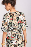 50251 HELL BUNNY ADELAIDA viskoosihaalari culottes  lahkeilla