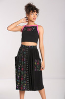 50242 HELL BUNNY ANDROMEDA MID SKIRT