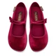 HCD25  RED WINE Mary Jane Flat