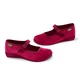 HCD25  RED WINE Mary Jane Flat