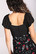 60224 HELL BUNNY TIFA lyhyt musta crop toppi ketjusomisteella