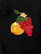 220115 COLLECTIF CHARLENE FRUIT BOWL neuletakki hedelmäbroderauksella