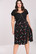 50244 HELL BUNNY ZOEY polvipituinen, viskoosinen printtihame