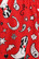 50269 HELL BUNNY EMMYLOU punainen minihame valkoisin länkkäriprintein
