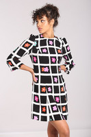 40336 HELL BUNNY OOPSIE DAISY viskoosinen retro-henkinen minimekko