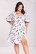 40326 HELL BUNNY AVERY valkoinen tatuointikuvioitu viskoosimekko