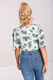 60229 HELL BUNNY SOFIA CROP viskoosinen toppi eläinprintillä, minttu