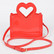 BAG5658 HEART TOP HANDLE BAG, red