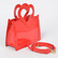 BAG5658 HEART TOP HANDLE BAG, red