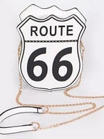 BAG6421 ROUTE 66 CLUTCH, wht