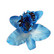 Sweet flower with clips, blu