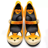 HCD121 FOX Mary Jane Pump, mid heels