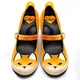 HCD121 FOX Mary Jane Pump, mid heels