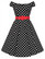 30804 COLLECTIF KAIYA POLKA swing dress
