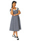 30813 COLLECTIF DORA GINGHAM swing dress, blk/wht, SIZE M
