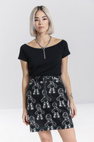 50176 HELL BUNNY VOODOO mini skirt