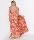 210233 UV  FLORAL HALTER Maxi Dress, pink/or
