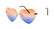 3AM GRADIENT HEART SUNGLASSES, PINK/BLU