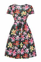 62043 LADY VINTAGE LYRA MINI BLOOM polvimittainen kukkamekko