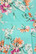 62041 LADY VINTAGE LYRA MINI AQUAMARINE FLORAL polvimittainen kukkamekko