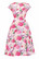 62045 LADY VINTAGE ESME BLUSH FLORAL 50-luvun tyylin kukkamekko