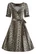 43110 DOLLY & DOTTY MATILDA ANIMAL print wrap dress