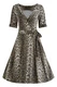 43110 DOLLY & DOTTY MATILDA ANIMAL print wrap dress