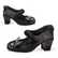 HCD128 CHAT NOIR Mary Jane Pump, mid heels