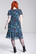 40363 HELL BUNNY Sianna Midi  dress, teal