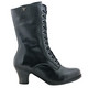 VINTO VILMA heeled leather bootie, black