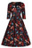 21487 DOLLY & DOTTY BILLIE GUNS N´ROSES BOHEMIAN SWING DRESS