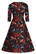 21487 DOLLY & DOTTY BILLIE GUNS N´ROSES BOHEMIAN SWING DRESS