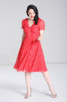 40375 HELL BUNNY CASSIOPEIA MIDI DRESS
